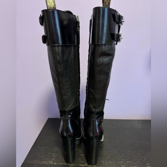 Louis Vuitton star trail knee boots black leather - Picture 7 of 16